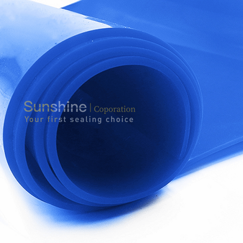70 Shore A Hardness Blue Color Silicone Rubber Sheet