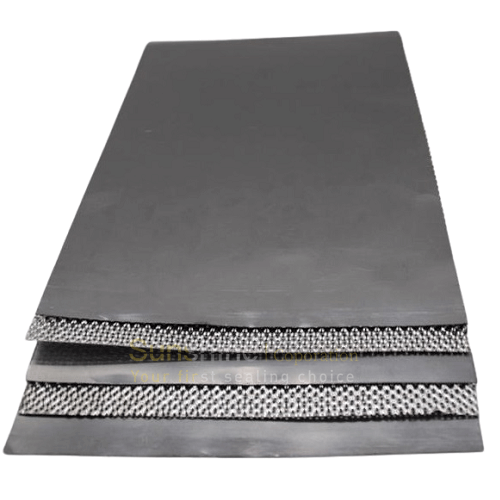 Graphite Sheet Reinforced with Flat SS 304 Foil Inserted