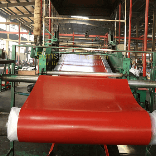 Red HNBR Hydrogenated Nitrile Rubber Sheet China