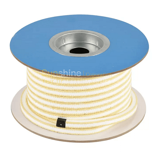 Pure PTFE Yarn Packing Reinforced with Aramid Corner China