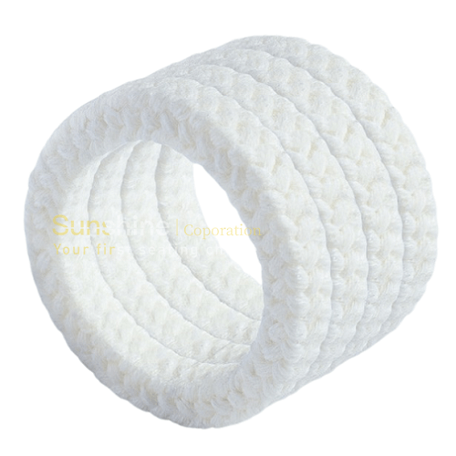 China White Acrylic Fiber Packing Impregnated with PTFE Lubricant