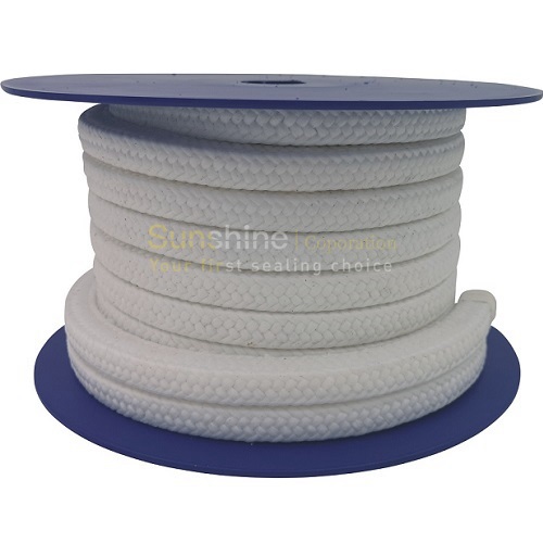 4x4MM PTFE Square Braided Rope Gasket Gland Packing Pressure 0.5-5m Long 