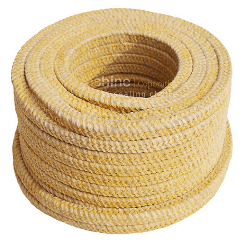 Yellow Cotton Fiber Yarn Packing with Grease